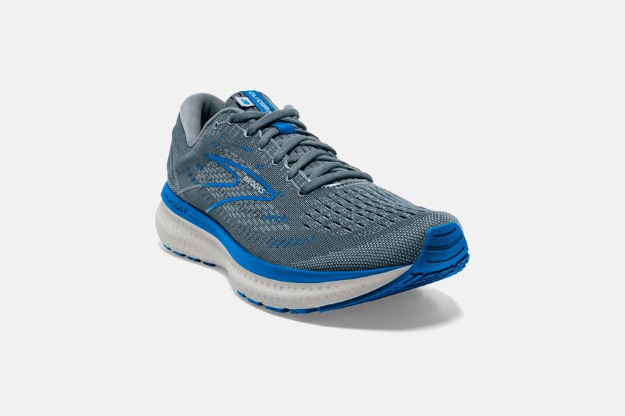 Brooks Glycerin 19 Road Loopschoenen Heren - Grijs/Blauw - 273981VZN